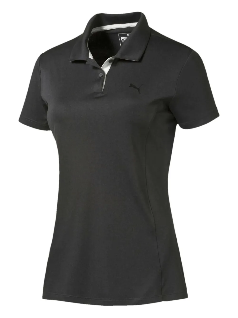 PUMA short-sleeve polo shirt | Black | Image 1