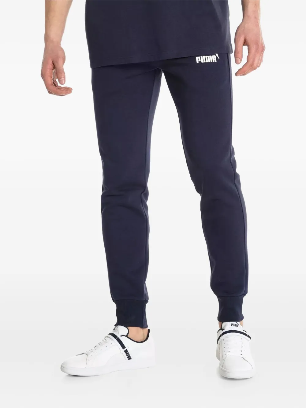 PUMA Trainingsbroek met logo-detail Blauw