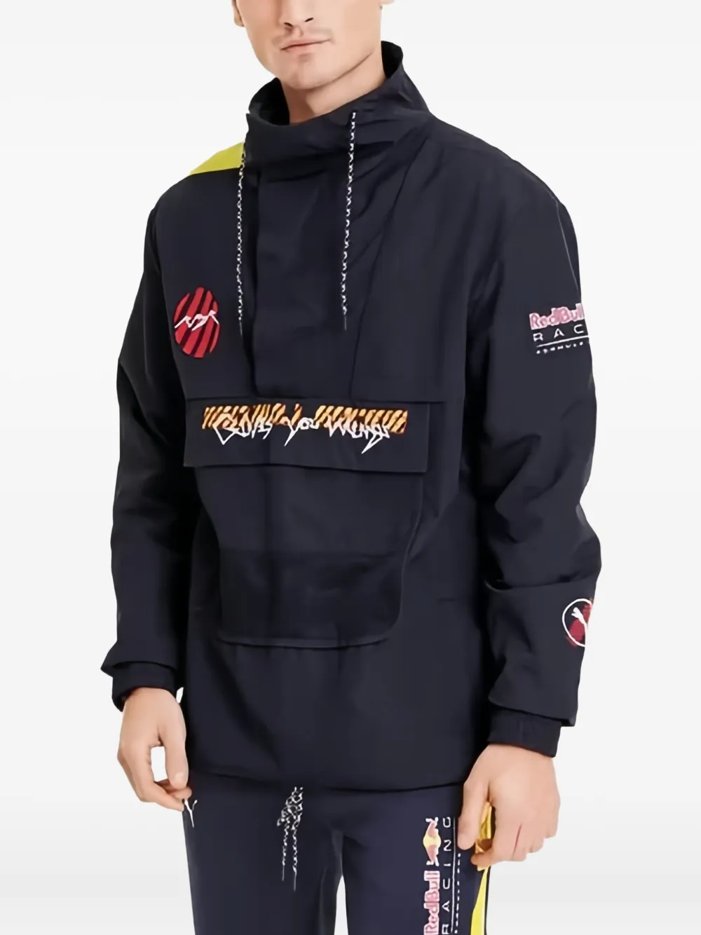 Puma X New York Red Bull Racing Street "navy Blue" Jacket In Blue