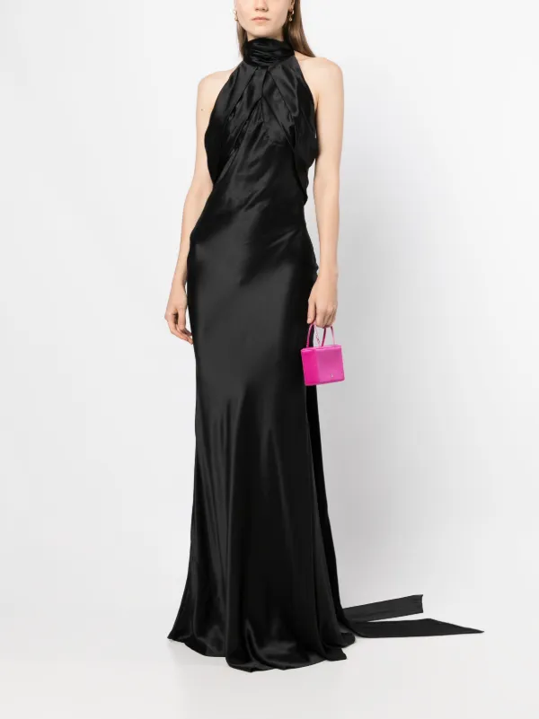champagne maxi dress satin Satin Scoop Neck Camisole Maxi Dress - Champagne