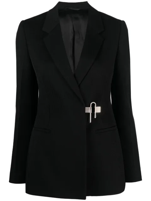 Givenchy بليزر صوف بقفل U