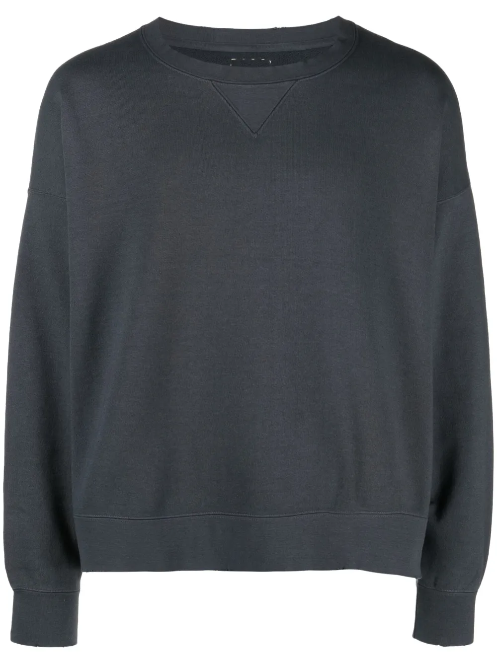 visvim crew-neck cotton sweatshirt - Blue