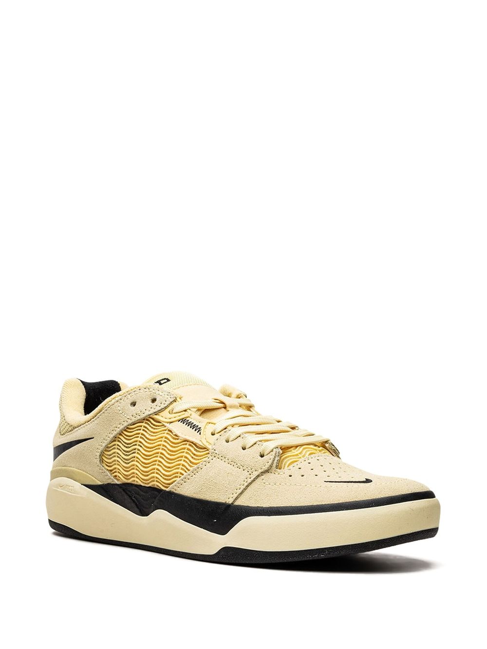 Shop Nike Sb Ishod Low-top Sneakers In Lemon Wash/black-lemon Drop