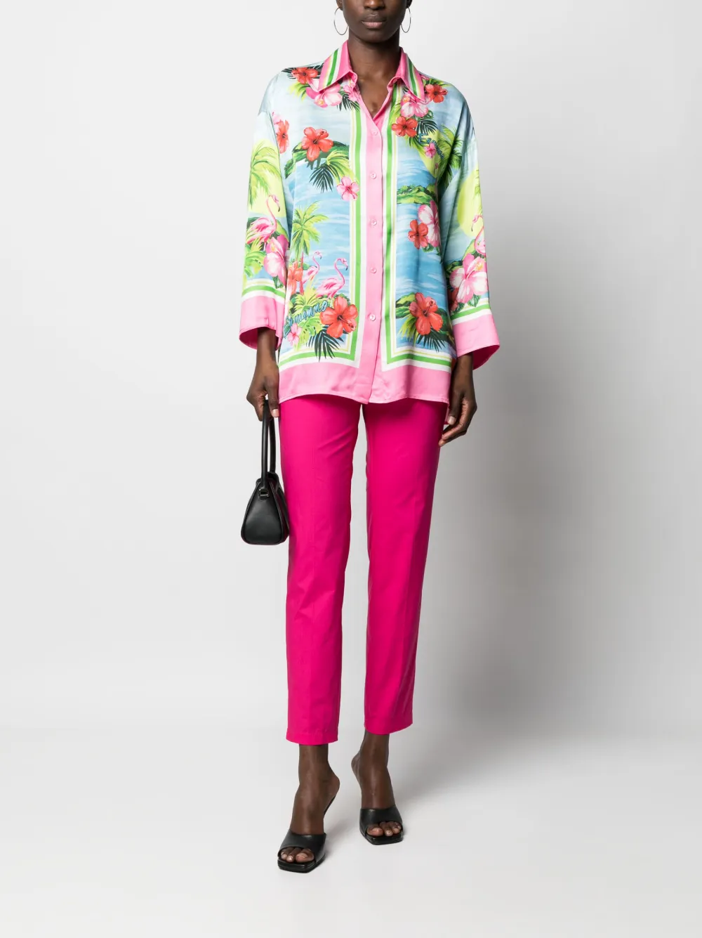 ERMANNO FIRENZE Button-up blouse - Roze