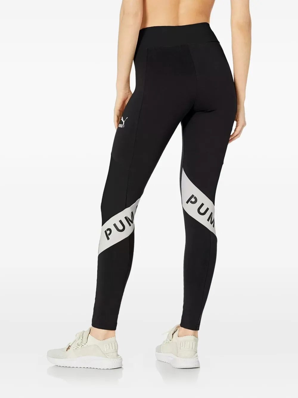 PUMA XTG legging met vlakken Zwart
