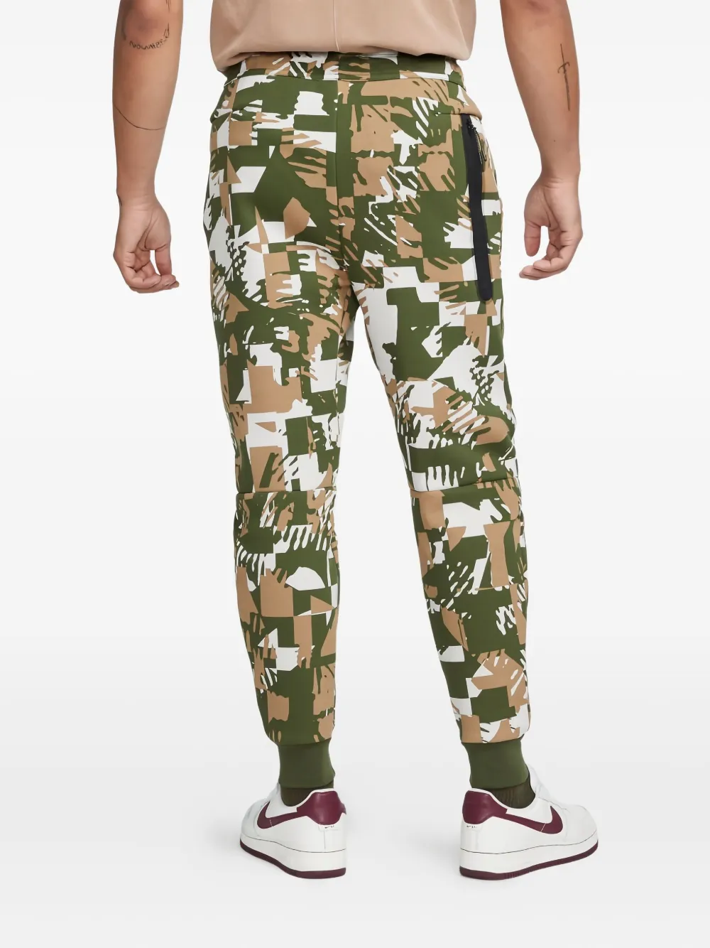 Nike tech fleece all-over print track pants | Sweatpants | Image 2