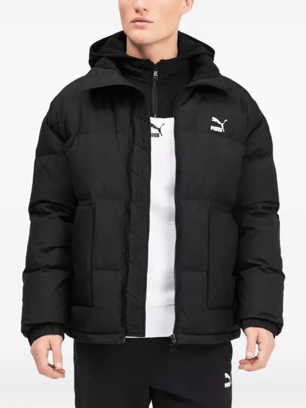 PUMA キルティング ジャケット | ブラック | FARFETCH JP