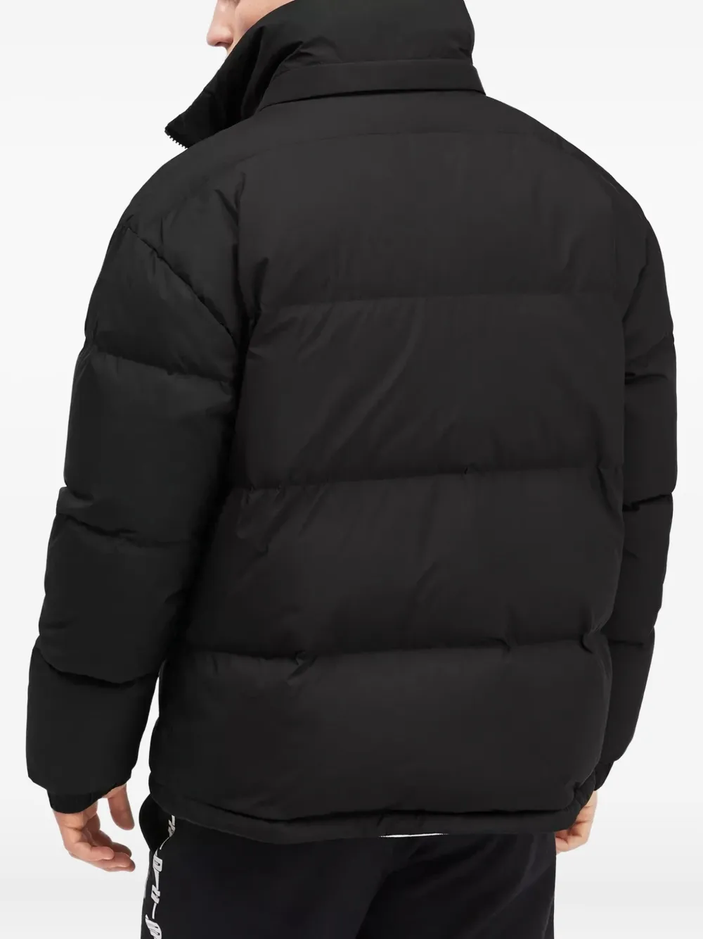 PUMA logo quilted puffer jacket Zwart