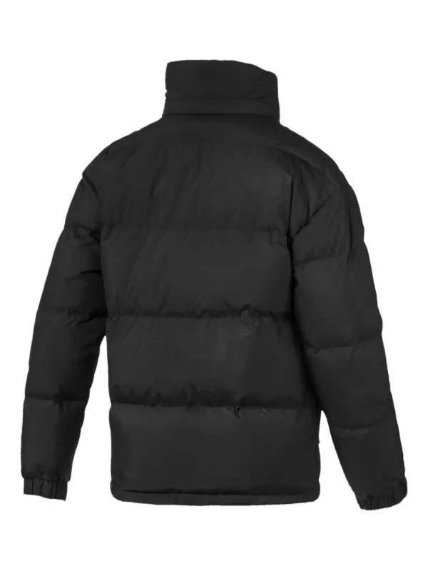 PUMA Logo Quilted Puffer Jacket | Black | FARFETCH HK