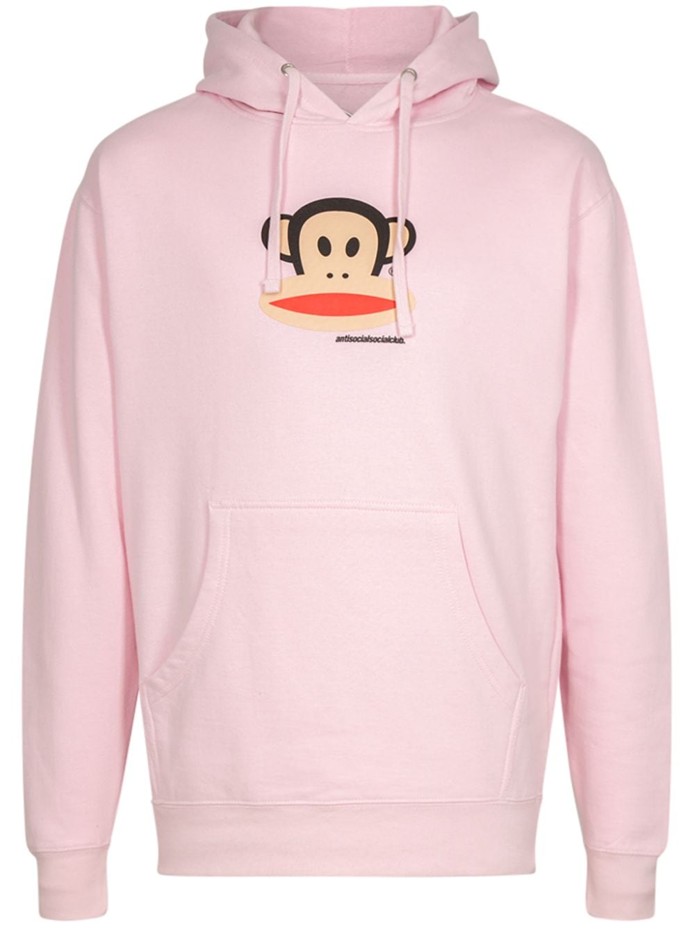 Anti Social Social Club X Paul Frank 长袖连帽衫 In Pink