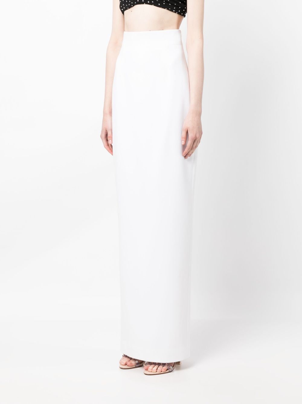 Shop Rachel Gilbert Nova High-waisted Skirt In White