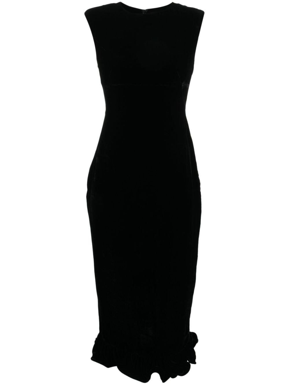 Rachel Gilbert Azelia Midi Dress In Black