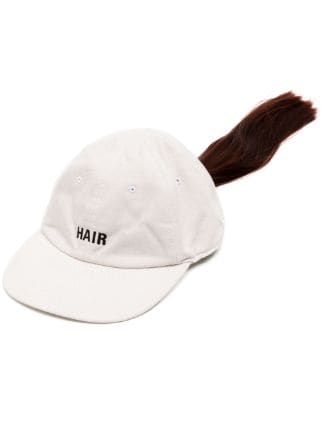 Doublet Faux hair-detail Cap - Farfetch