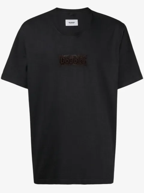 Doublet t-shirt en coton biologique à patch logo