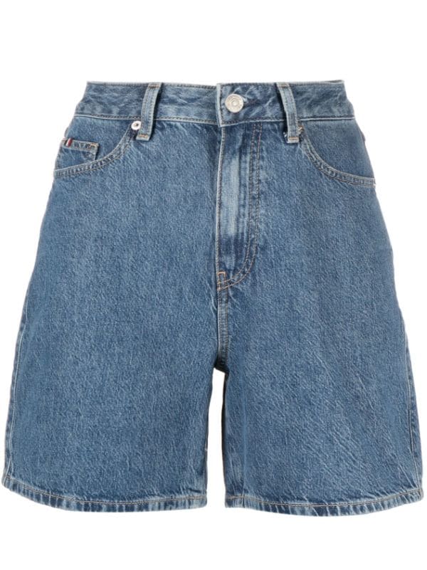 Tommy Hilfiger cotton-blend Denim Shorts - Farfetch