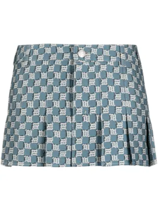 Misbhv＞＞＞モノグラム ジャカード ミニスカート Jacquard Monogram Mini