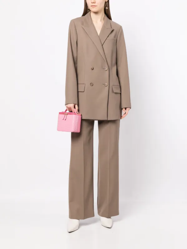 Maria Oliver クロコエンボス ハンドバッグ | ピンク | FARFETCH JP