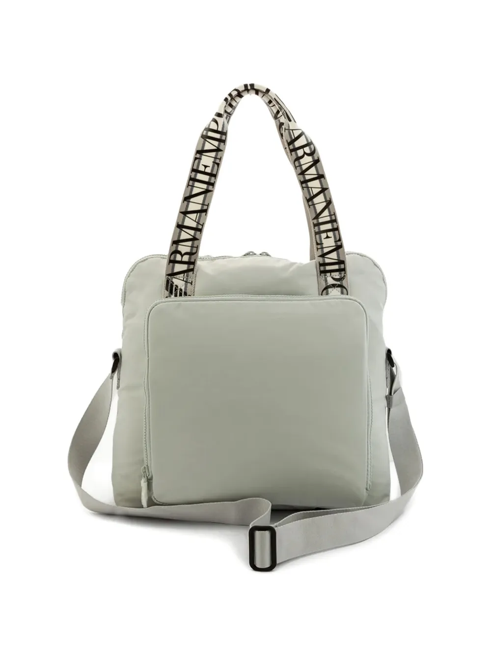 Emporio Armani Kids logo-print changing bag - Grijs