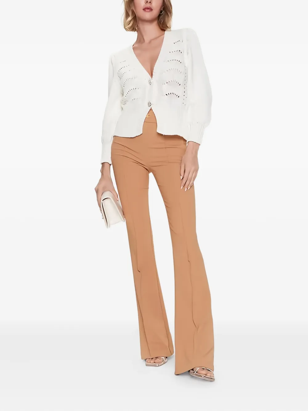 LIU JO embellished puff-sleeve cardigan | Cardigans | Image 2