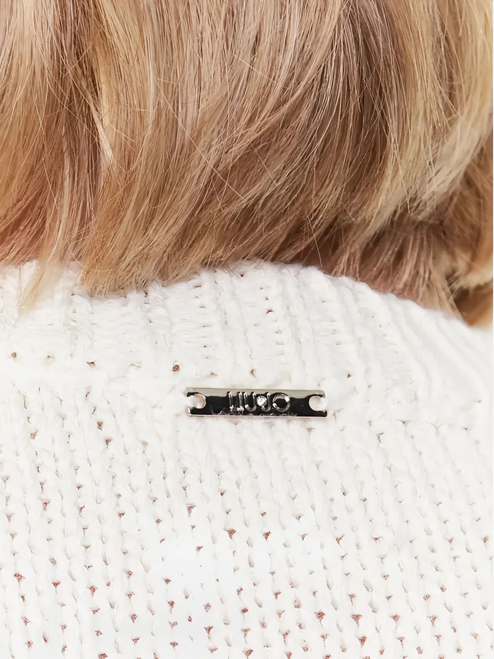 Liu •jo Embellished Puff-sleeve Cardigan In Neutral