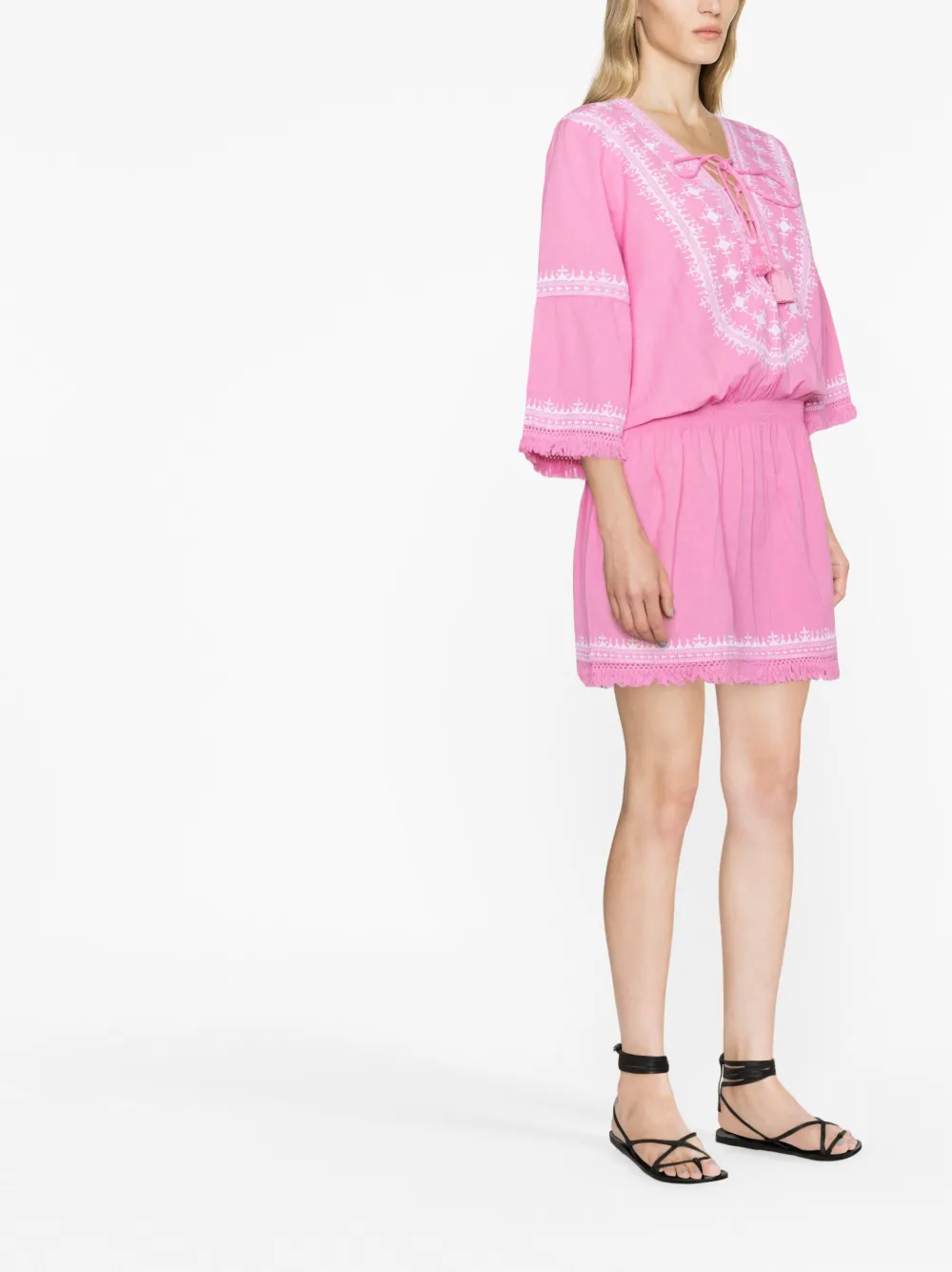 Melissa Odabash Martina tasseltrim Beach Dress Farfetch