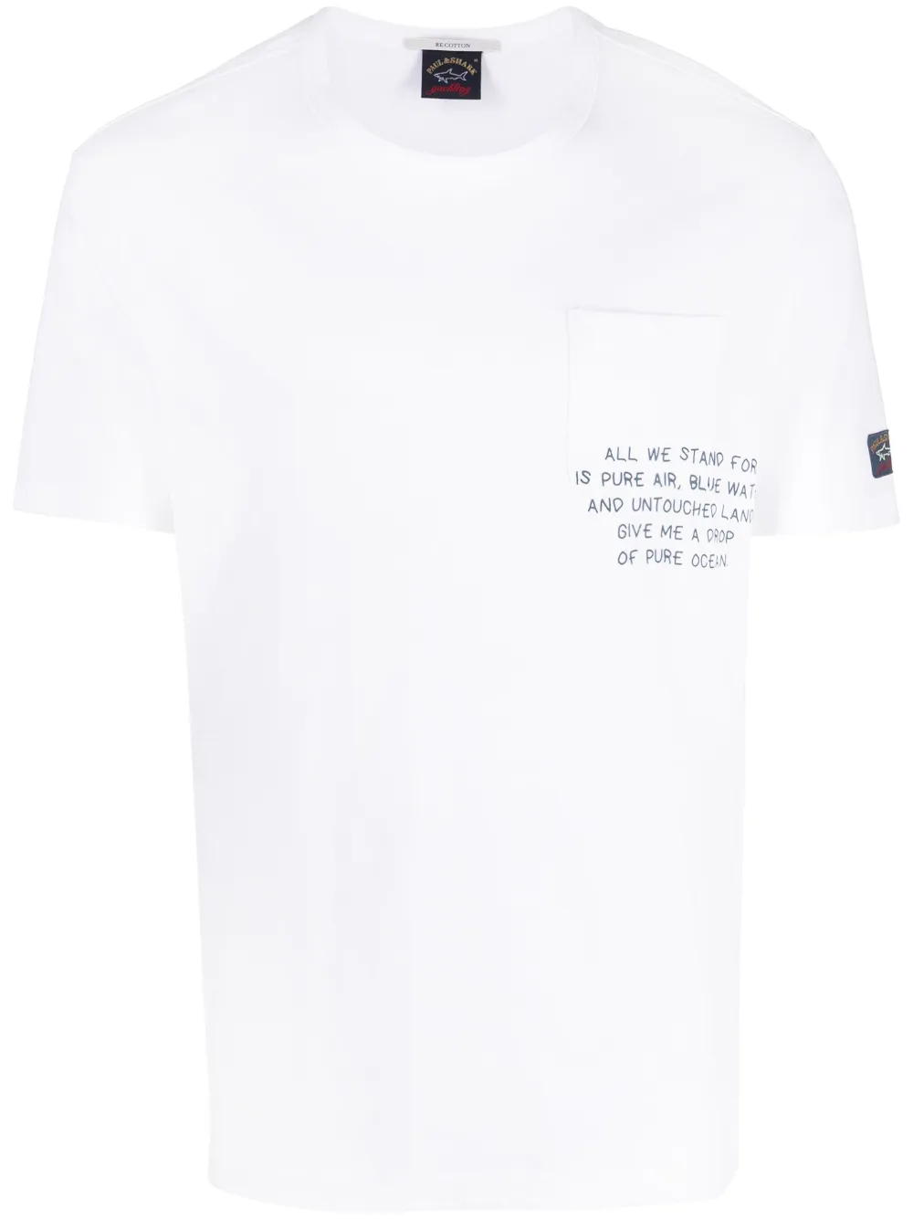 Paul & Shark chest-pocket cotton T-shirt - White