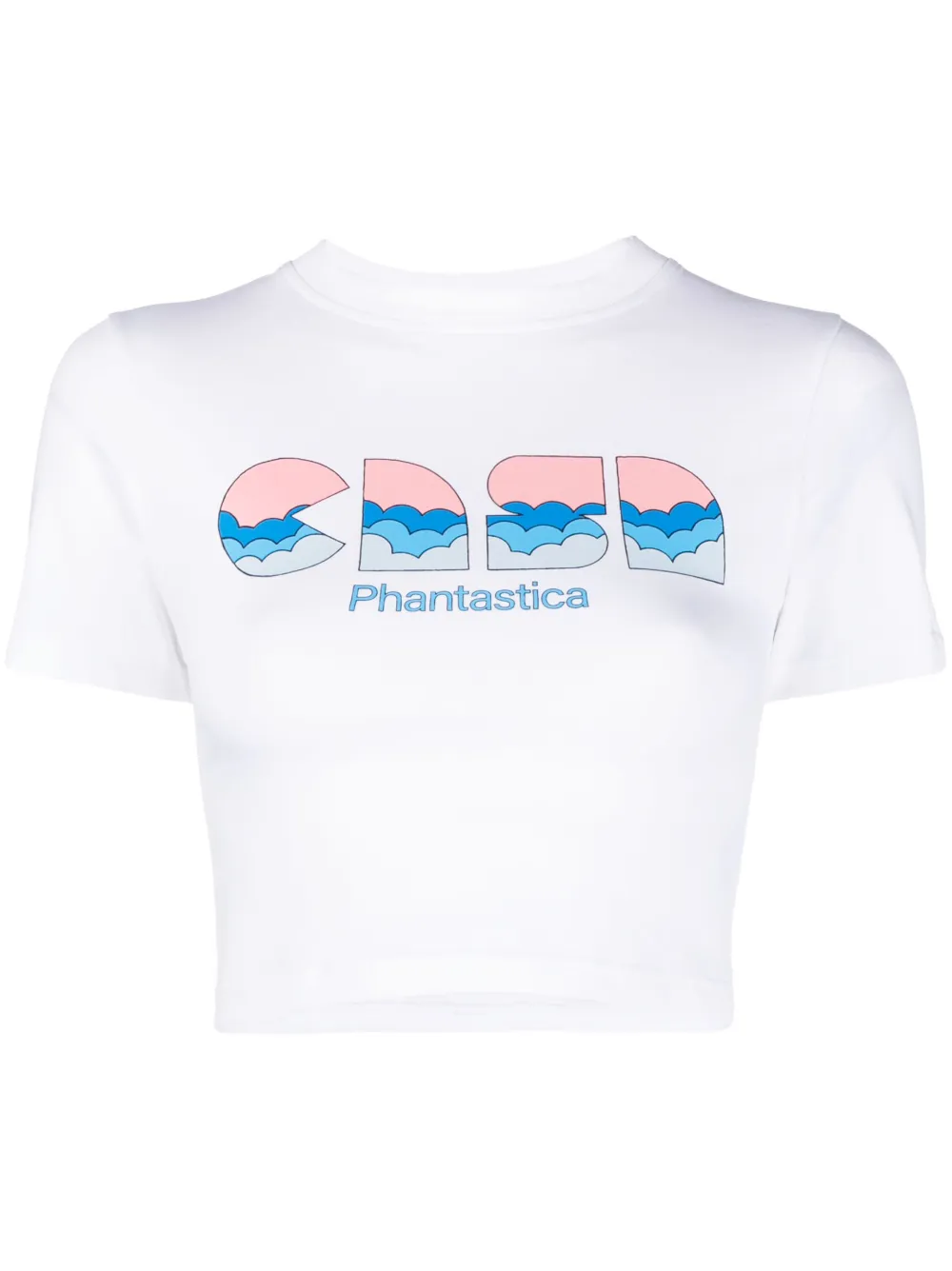 Casablanca Casa Clouds Screen Printed Stretch Baby Tshirt