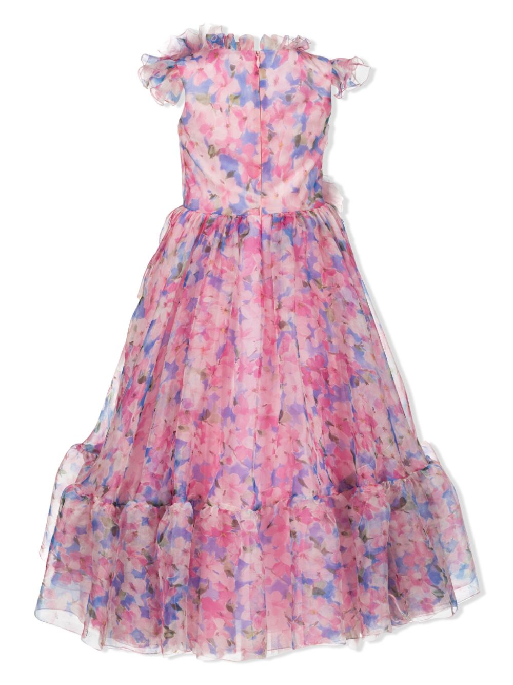 MARCHESA KIDS COUTURE Jurk met bloemenprint - Roze