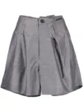 Kolor asymmetric-design relaxed shorts - Grey