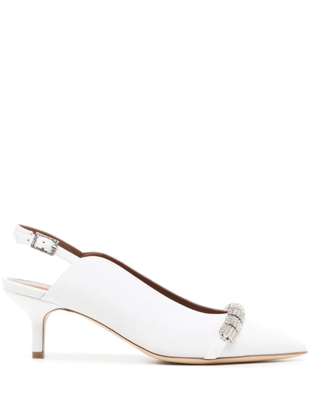 Malone Souliers 50mm kitten-heel crystal-embellished Pumps - Farfetch