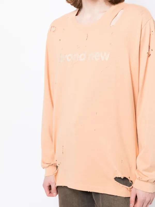 Doublet ダメージ スウェットシャツ | ブラウン | FARFETCH JP