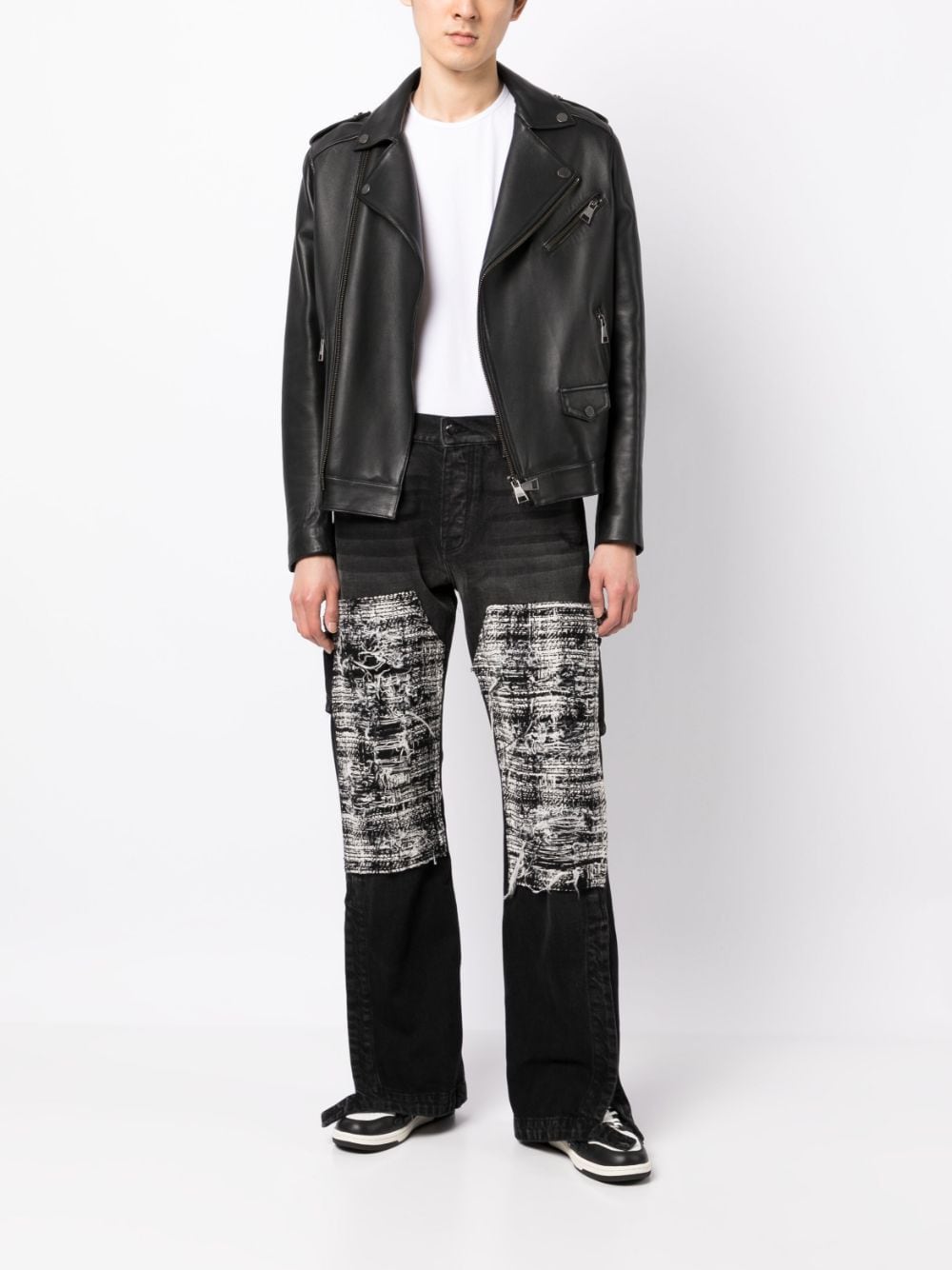 AMIRI Gerafelde jeans - Zwart