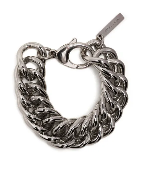 1017 ALYX 9SM pulsera de cadena con placa del logo