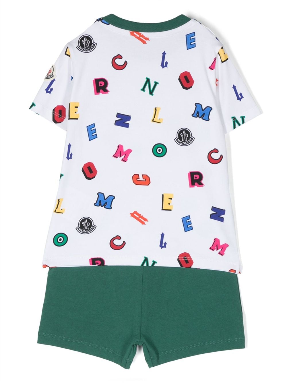 Moncler Enfant Shorts met print - Wit