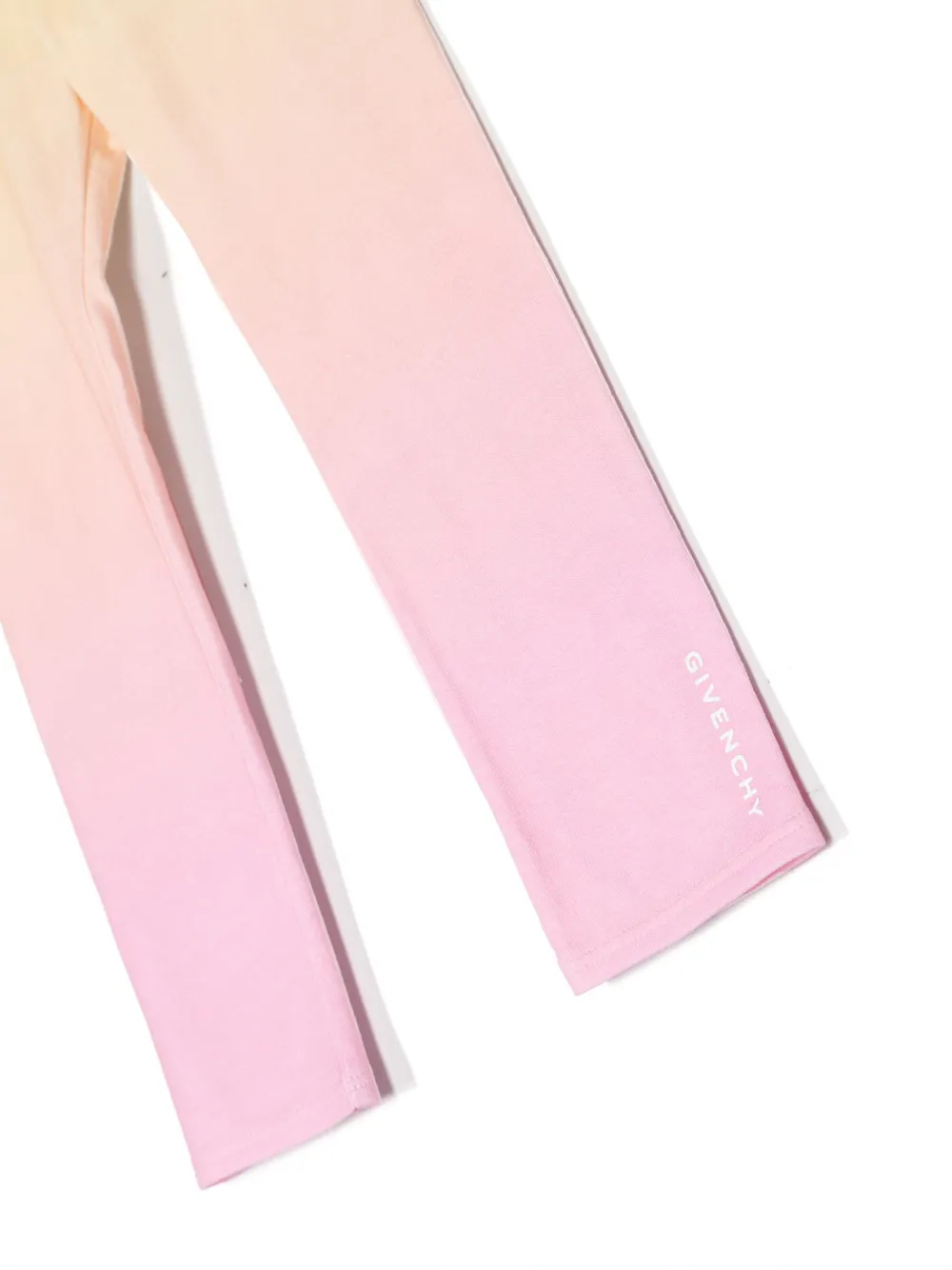 Givenchy Gradient-effect Leggings In Yellow