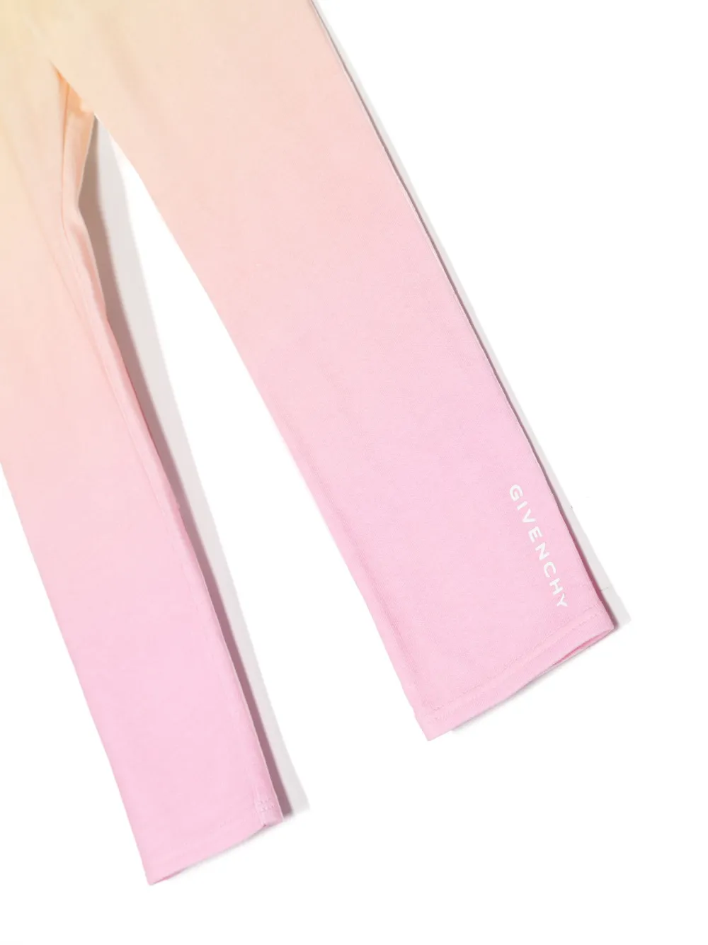  Givenchy Kids Gradient-effect Leggings - Yellow 
