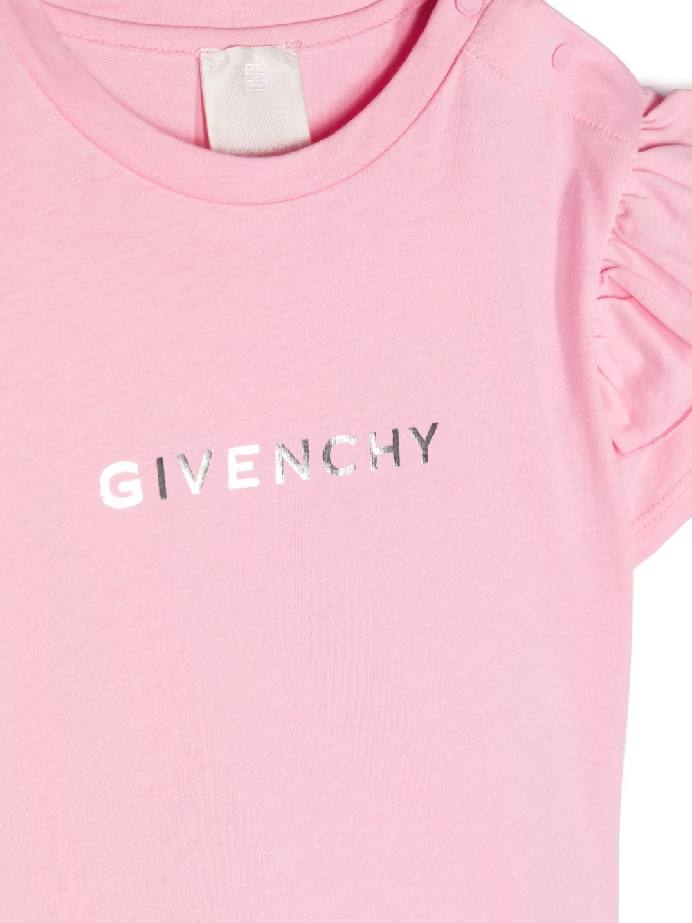 Shop Givenchy Logo-print T-shirt In Pink