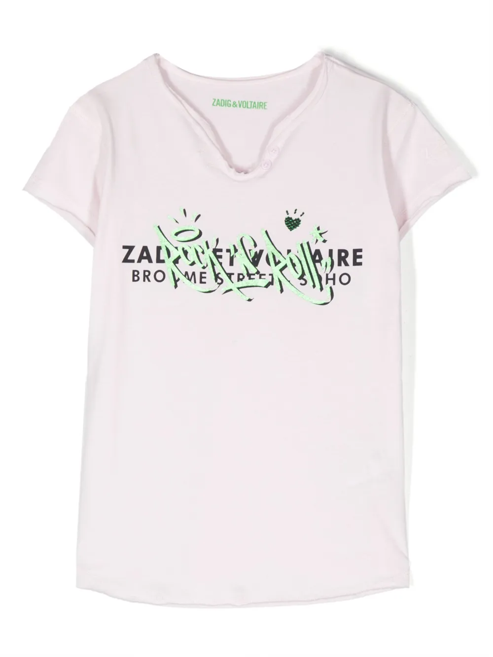 ZADIG & VOLTAIRE LOGO-PRINT T-SHIRT