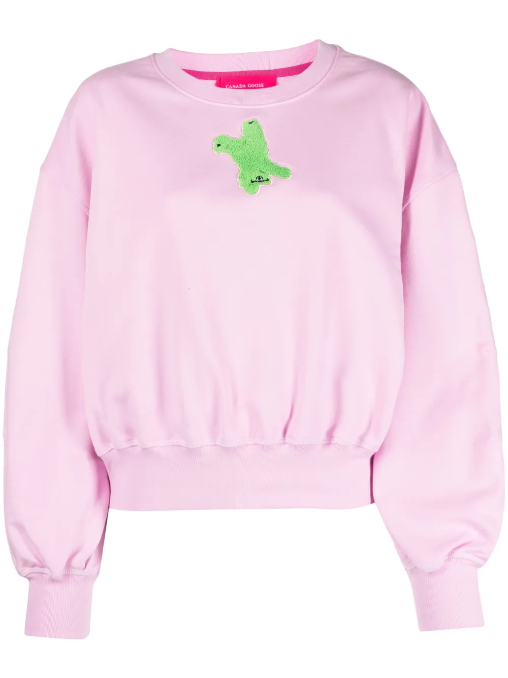 Canada Goose Paola Pivi Muskoka Crew Neck Sweatshirt In Baby Pink