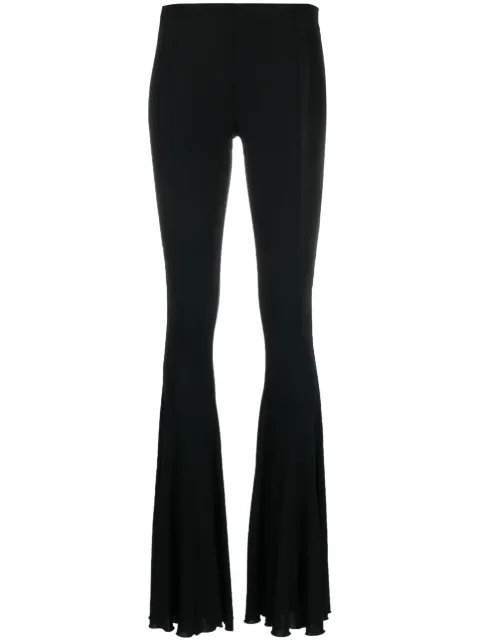 Blumarine mid-rise flared trousers