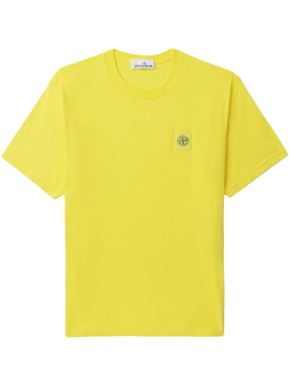 Stone Island Logo-patch Cotton T-shirt - Farfetch