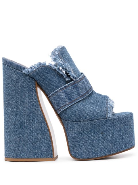 Le Silla denim 170mm platform mules Women