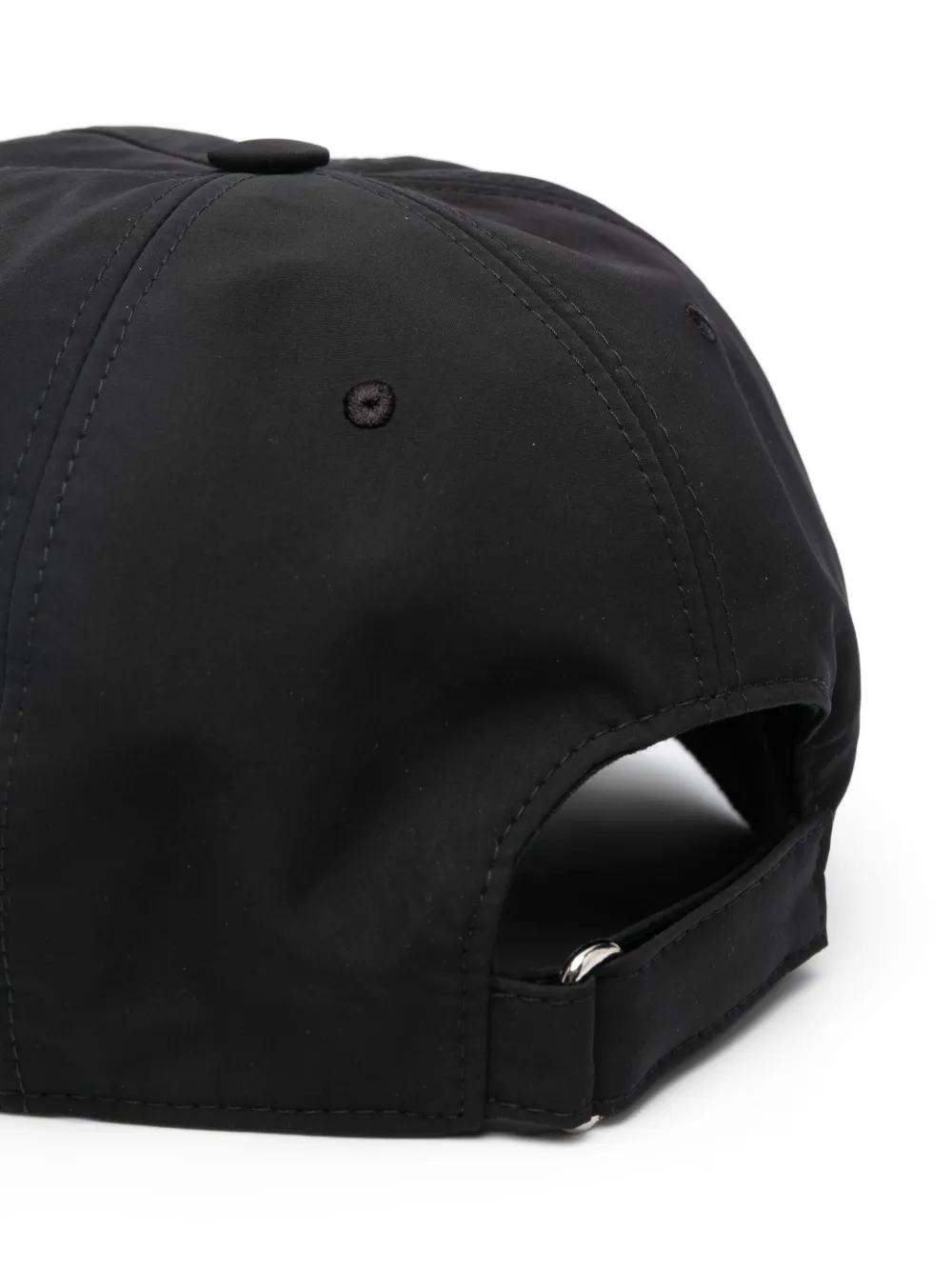 Moncler Honkbalpet met logopatch - Zwart
