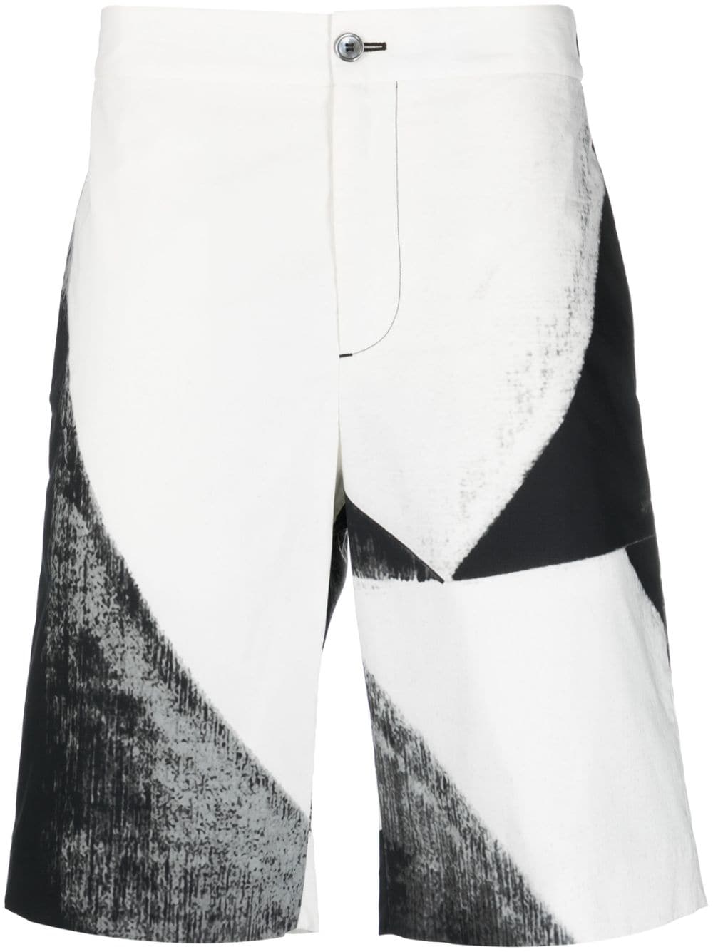 Alexander Mcqueen Cotton Shorts In White