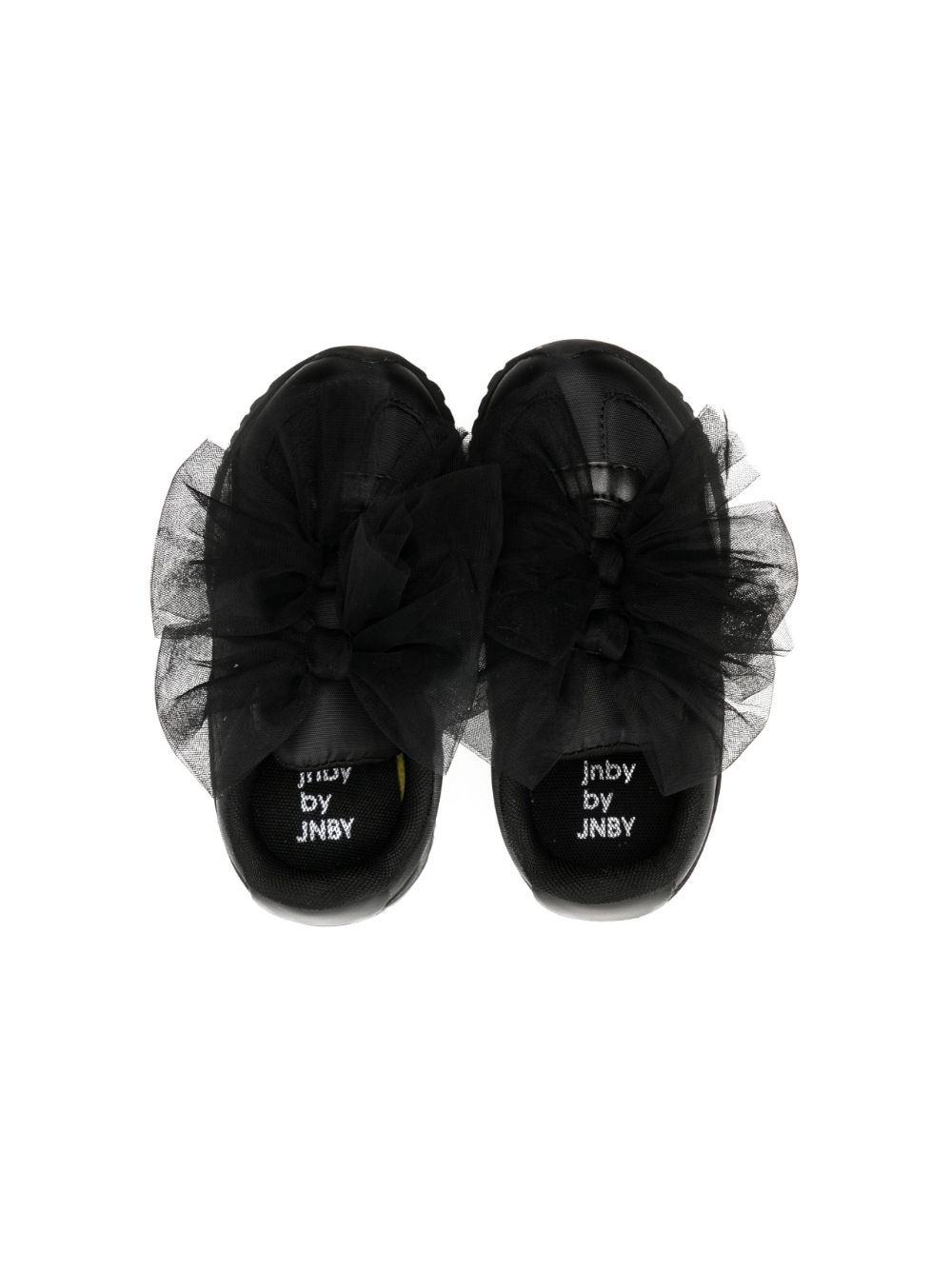 Shop Jnby By Jnby Bow-detail Low-top Sneakers In Black