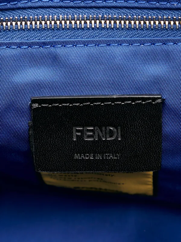 Fendi Pre-Owned モノグラム ロック ショルダーバッグ | ブルー