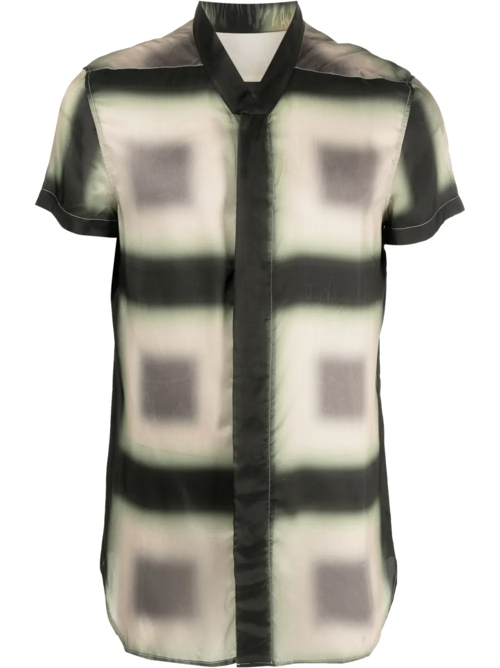 Rick Owens faded-print short-sleeve Shirt - Farfetch