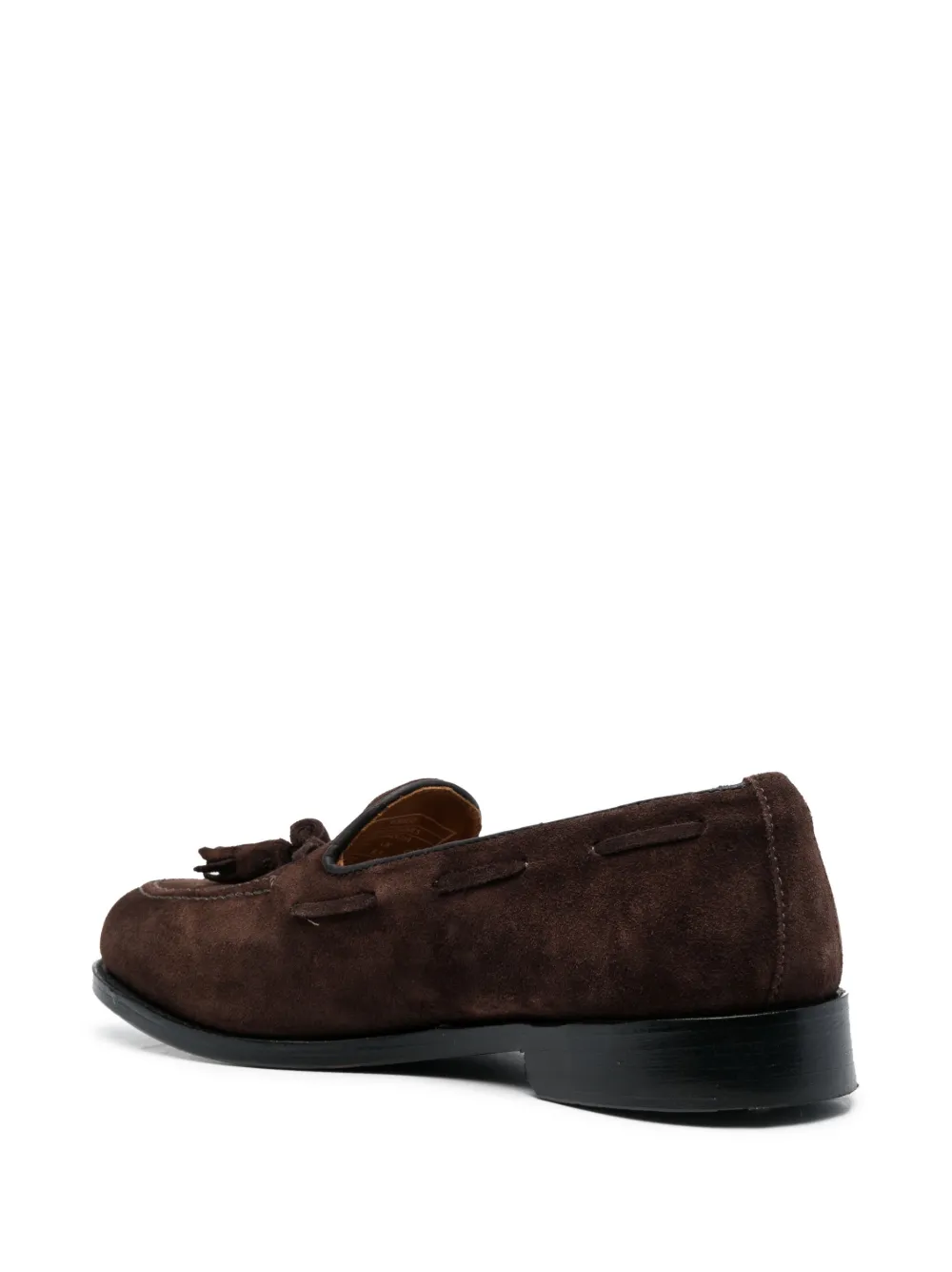 Sebago Tassel-detail Suede Loafers In Braun