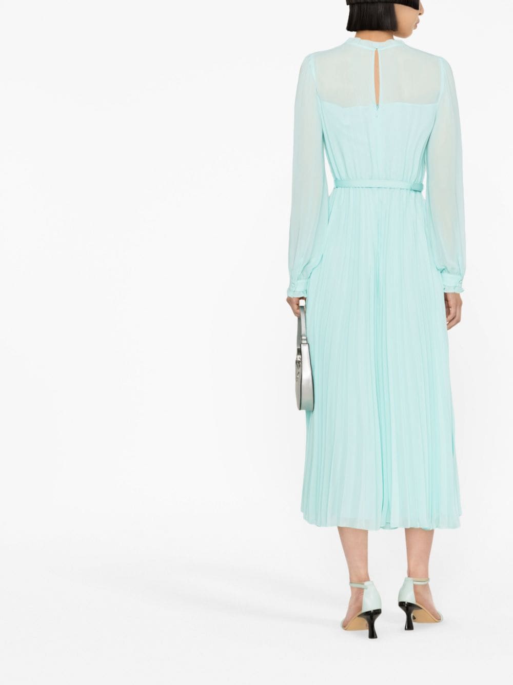 Self-Portrait Pleated Midi Dress - Farfetch