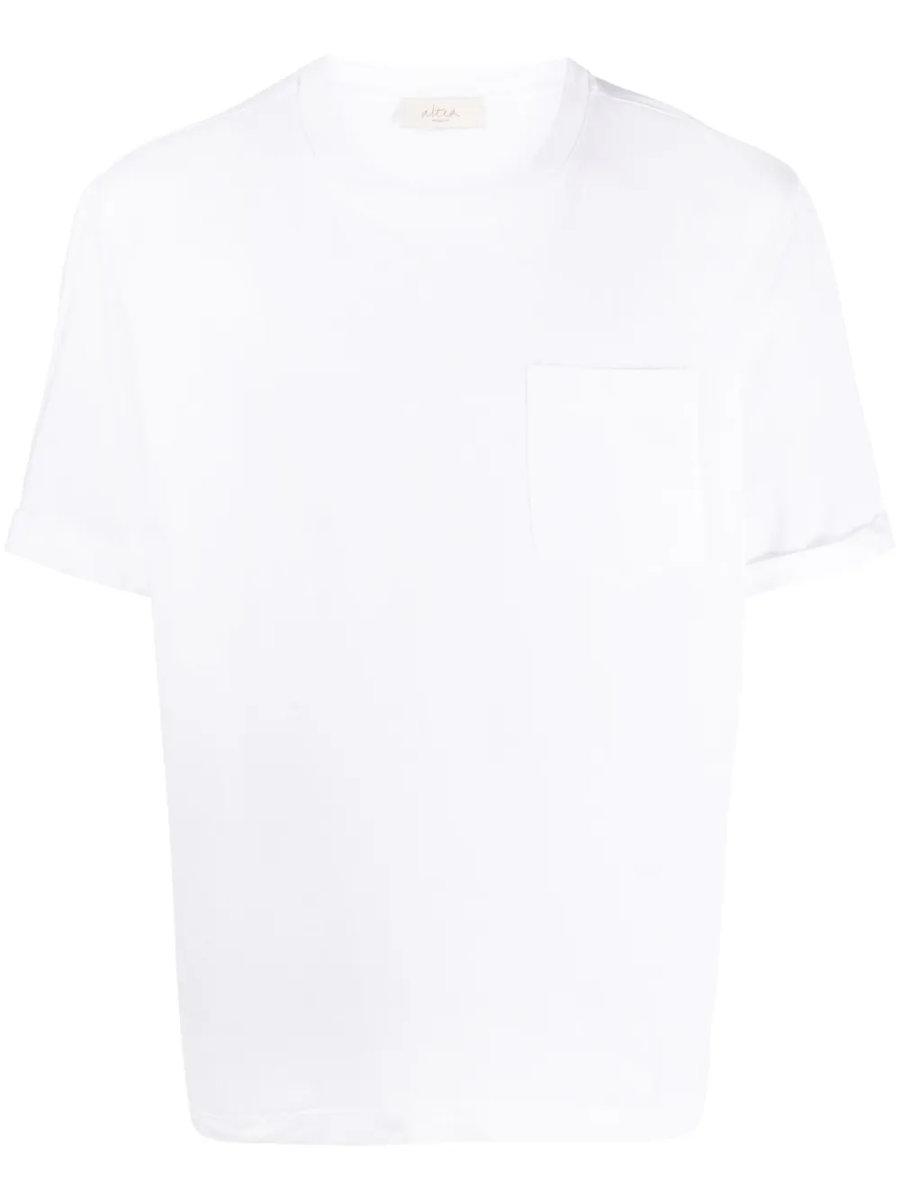 Altea Short-sleeve Cotton T-shirt In White